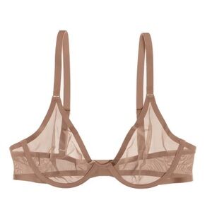 Cuup The Plunge Mesh Bra 34E